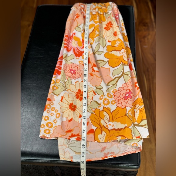 BOGO💥 Zesica Floral Print Maxi Dress Sz M Bin M Bin S - Picture 5 of 8